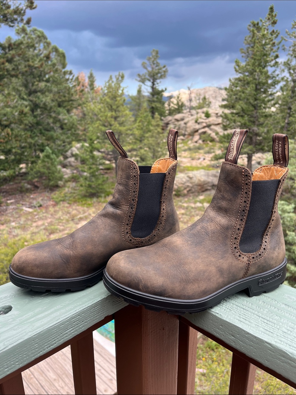 Blundstone Women's Originals #1351 High Top Boots in Rustic Brown AU5.5 USW8.5